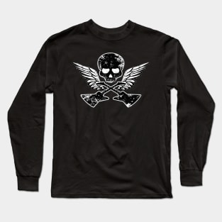 Skull Guitars Wings Long Sleeve T-Shirt